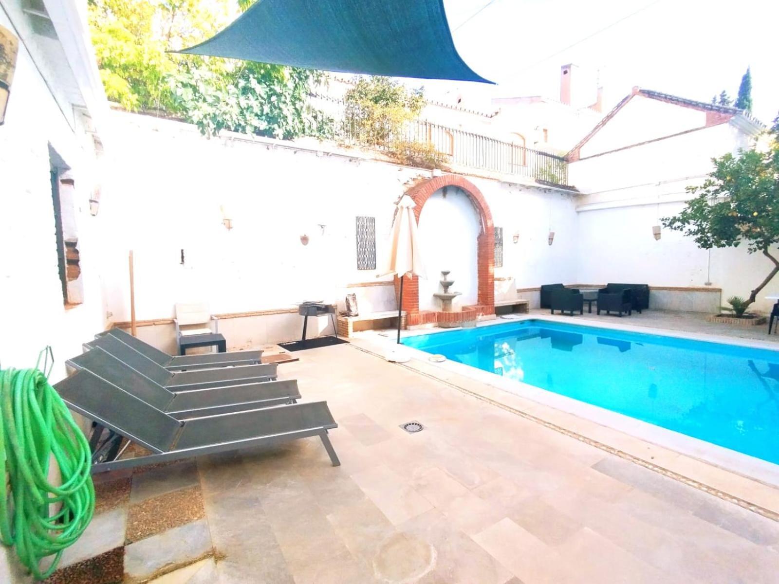 Casa Con Piscina, Barbacoa Y Jardin Para 20 Personas Villa Granada Buitenkant foto